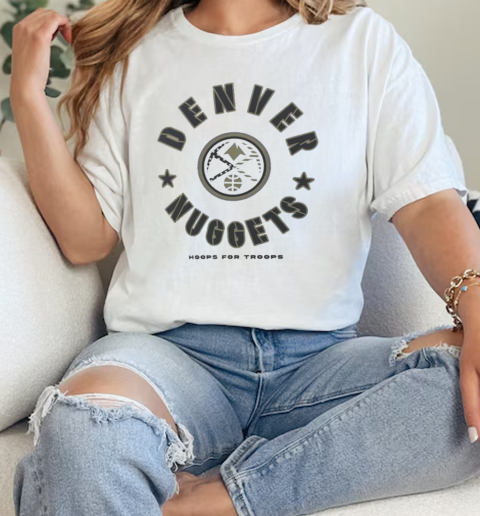 Denver Nuggets Hoops for Troops  Classic Womens T-shirt