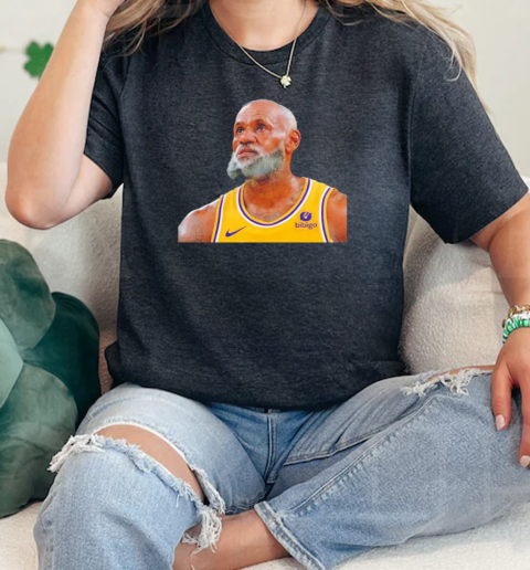 Father time LeBron James Los Angeles Lakers  Classic Womens T-shirt