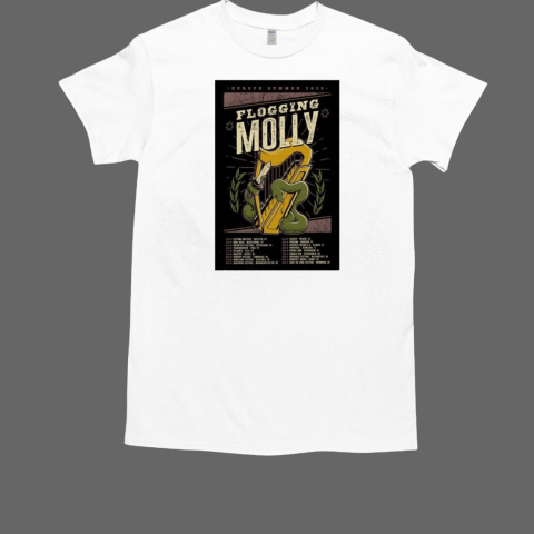 Flogging Molly Europe Summer Tour 2025 T-Shirt