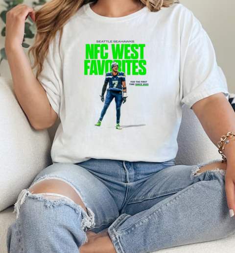 Geno Smith Seattle Seahawks NFC West Favorites For The First Time Since 2020  Classic Womens T-shirt