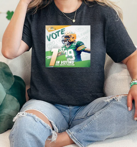 Green Bay Packers Xavier McKinney 1st In Voting Free Safety Position 2025 Pro Bowl Games  Classic Womens T-shirt