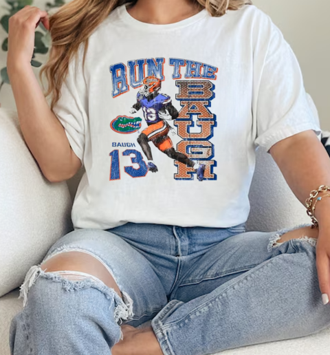 Jadan Baugh Florida Gators Run The Baugh  Classic Womens T-shirt