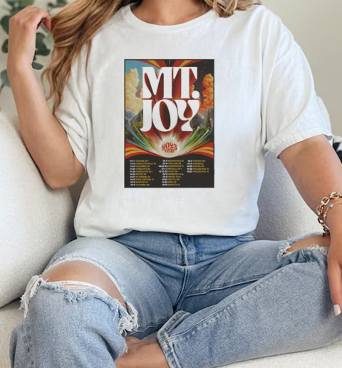 MT. Joy Tour Summer 2025 Poster  Classic Womens T-shirt