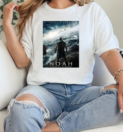 Russell Crowe Noah the end of the world is just the beginning  Classic Womens T-shirt