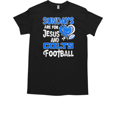 Sundays are for Jesus and Indianapolis Colts football diamond T-Shirt