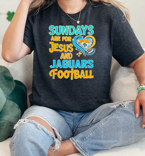 Sundays are for Jesus and Jacksonville Jaguars football diamond  Classic Womens T-shirt