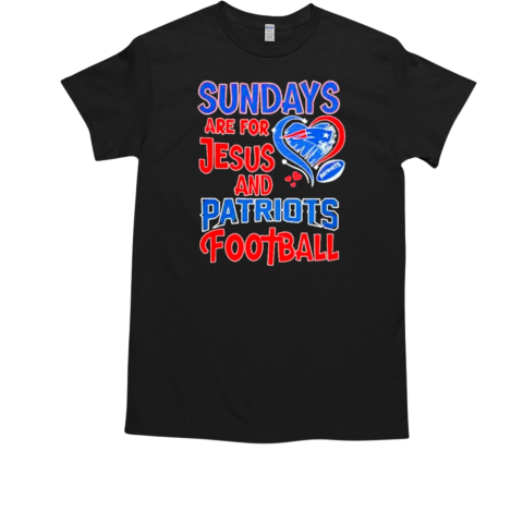 Sundays are for Jesus and New England Patriots football diamond T-Shirt