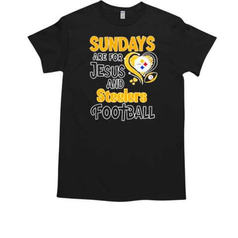 Sundays are for Jesus and Pittsburgh Steelers football diamond T-Shirt