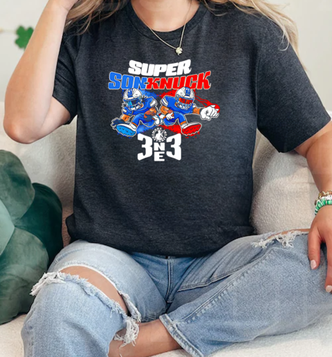 Super Detroit Lions x Son knuck 3NE3 Graphic  Classic Womens T-shirt