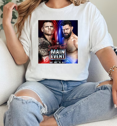 WWE Saturday Nights Main Event Dec 14 2024 Gunther vs Finn Balor Long Island NY  Classic Womens T-shirt