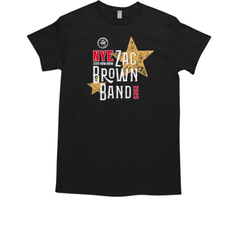 Zac Brown Band New Year's Eve 2025 State Farm Arena T-Shirt