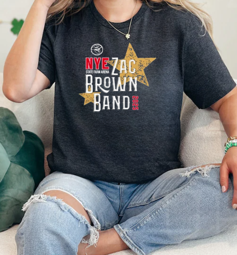 Zac Brown Band New Years Eve 2025 State Farm Arena  Classic Womens T-shirt