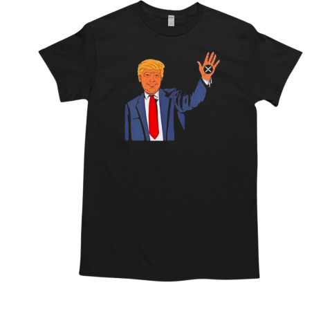 Zach Rector Wearing Trump Xrp T-Shirt