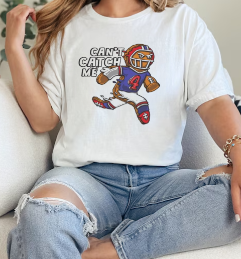 Buffalo Bills James Cook Cant Catch Me Christmas  Classic Womens T-shirt