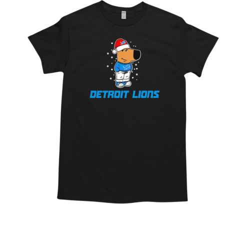 Just a Chill Guy Detroit Lions Football Christmas T-Shirt