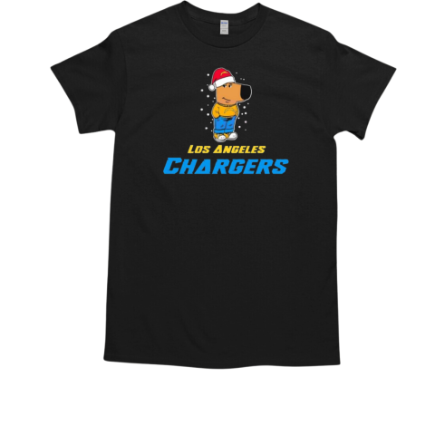 Just a Chill Guy Los Angeles Chargers Football Christmas T-Shirt