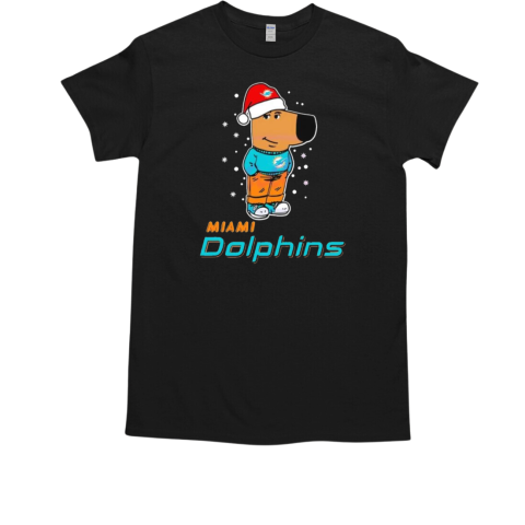 Just a Chill Guy Miami Dolphins Football Christmas T-Shirt