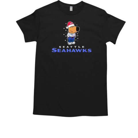 Just a Chill Guy Seattle Seahawks Football Christmas T-Shirt