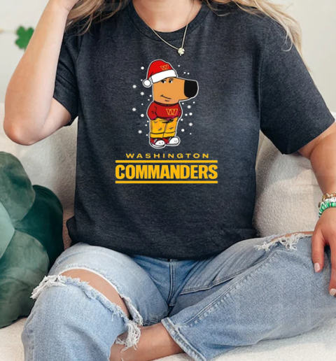 Just a Chill Guy Washington Commanders Football Christmas  Classic Womens T-shirt