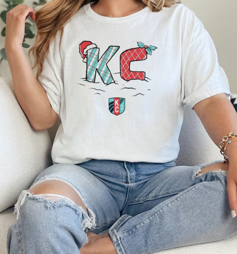 KC Current Logo Holiday Merry Christmas  Classic Womens T-shirt