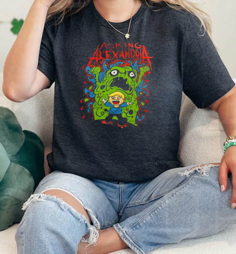 Monster Asking Alexandria Graphic  Classic Womens T-shirt