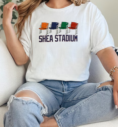 Shea stadium seats New York Mets  Classic Womens T-shirt