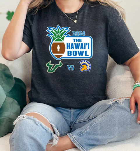 South Florida vs. San Jose State 2024 Hawaii Bowl Matchup  Classic Womens T-shirt