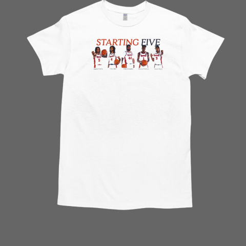 Syracuse Orange starting five line up vs Tennessee T-Shirt