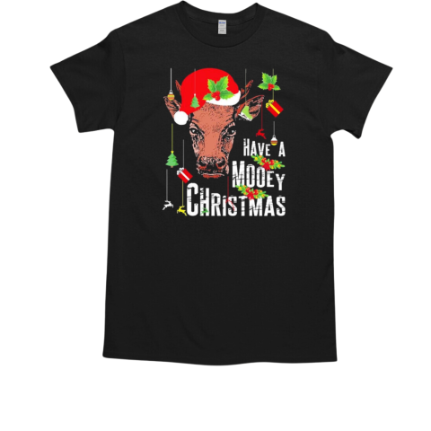 Cow Have A Mooey Christmas T-Shirt