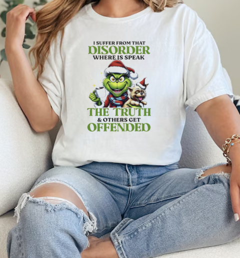 Grinch the truth of others get offended Christmas  Classic Womens T-shirt