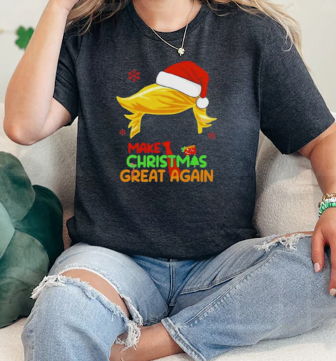 Make Christmas Great Again Trump Christmas  Classic Womens T-shirt