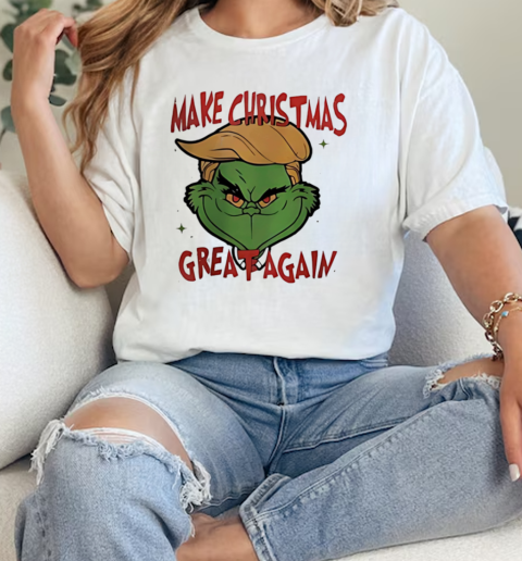 Make Christmas Great Again Trump Grinchmas  Classic Womens T-shirt