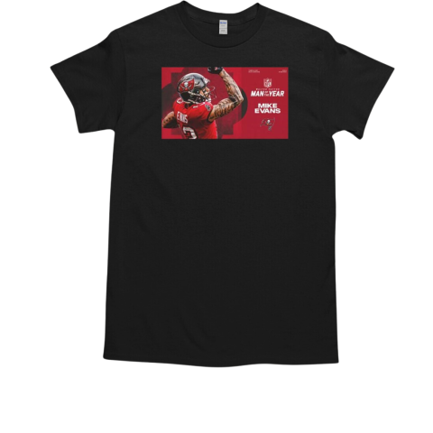 Mike Evans 2024 Tampa Bay Buccaneers Walter Payton Man of the Year nominee T-Shirt