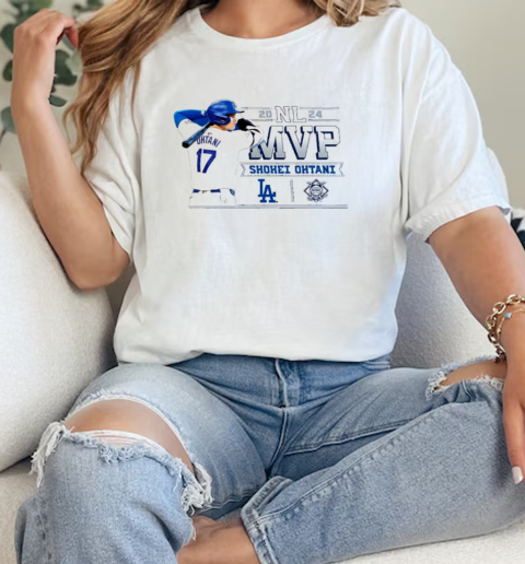 Shohei Ohtani Los Angeles Dodgers 2024 National League MVP  Classic Womens T-shirt