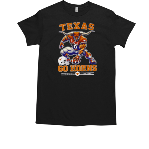 Texas Longhorns go horns football mascot T-Shirt