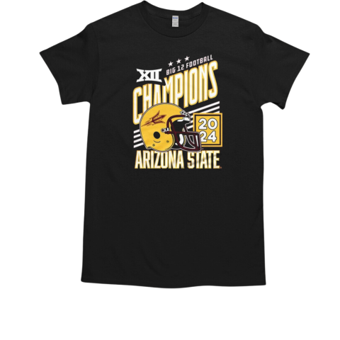 Arizona State Big 12 Champions Helmet T-Shirt