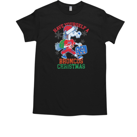 Boise State Broncos Have Yourself A Broncos Christmas 2024 T-Shirt