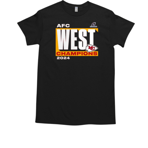 Kansas City Chiefs 2024 AFC West Division Champions Conquer T-Shirt