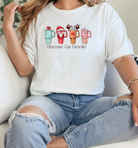 OCD Obsessive Cup Disorder Christmas 2024  Classic Womens T-shirt