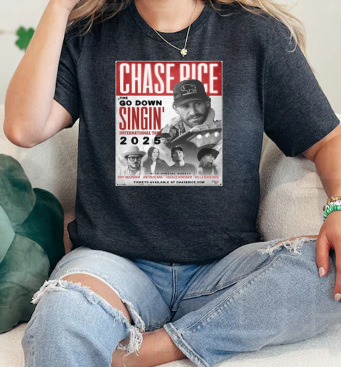 Chase Rice Announces Go Down Singin Tour 2025  Classic Womens T-shirt