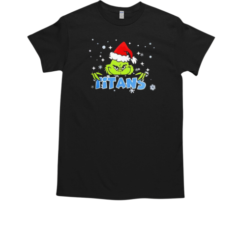 NFL Tennessee Titans Merry Christmas Grinch T-Shirt