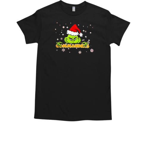 NFL Washington Commanders Merry Christmas Grinch T-Shirt