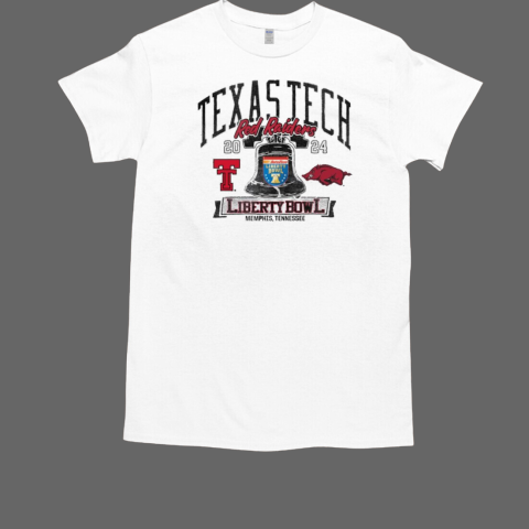 Texas Tech Red Raider Vs Arkansas Razorbacks 2024 Liberty Bowl Liberty Bell Memphis Tennessee T-Shirt