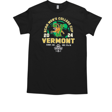 Vermont Catamounts NCAA men's college cup 2024 T-Shirt