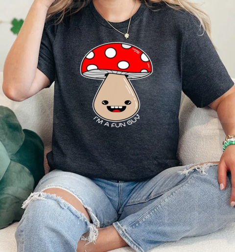 Im A Fun Guy Mushroom Cartoon Meme Mushroom Hunting  Classic Womens T-shirt