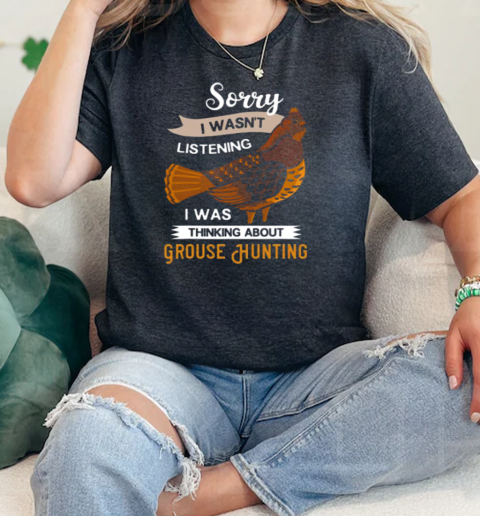 Ruffed Grouse Bird Hunting Spruce Grouse  Classic Womens T-shirt