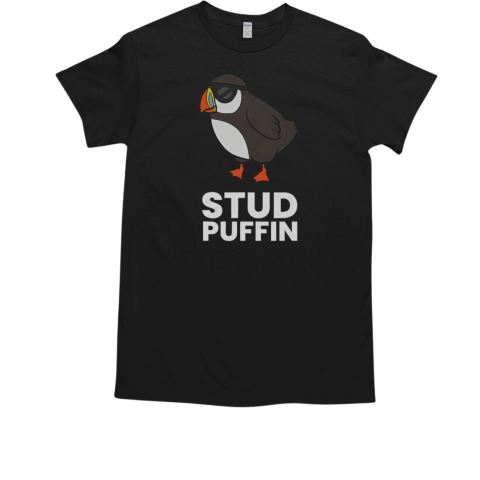 Stud Puffin Seabird Stuf Muffin Iceland Puffin Bird T-Shirt