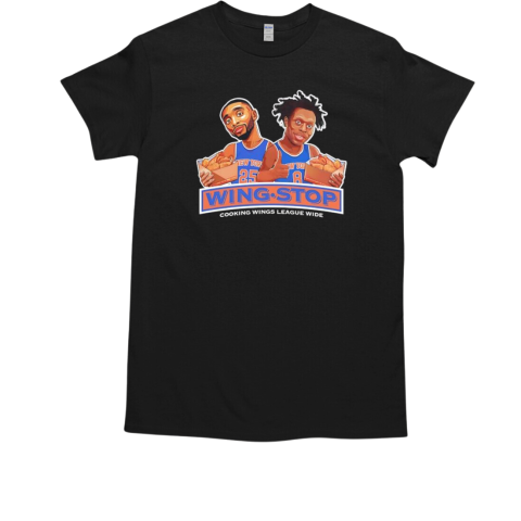 Mikal Bridges ft OG Anunoby wing stop cooking wings league wide T-Shirt