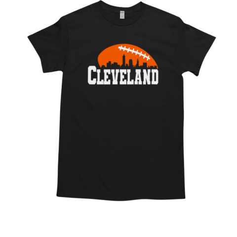 Cleveland Skyline OH Football Game Day T-Shirt