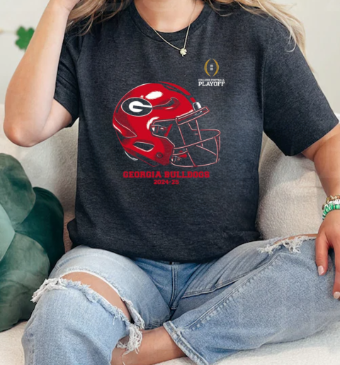 College Football Playoff 2025 Georgia Helmet  Classic Womens T-shirt